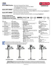 Delta Commercial TECK 81T231HWA-MMO Mode D'emploi