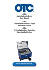 OTC 4278A Manuel De L'utilisateur