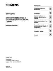 Siemens SINUMERIK 828D Mode D'emploi