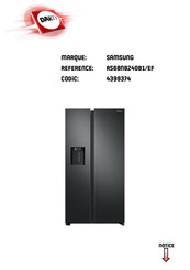 Samsung RS68N8240B1/EF Guide D'utilisation