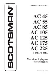 Scotsman AC 125 Manuel De Service