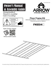 Arrow Storage Products FKE04 Guide D'assemblage