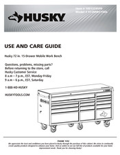 Husky H72MWC15DL Guide D'utilisation Et D'entretien