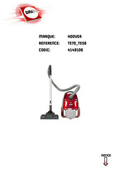 Hoover TELIOS PLUS TE56 Manuel D'utilisation