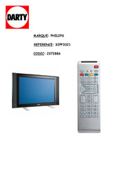 Philips 32PF3321 Mode D'emploi