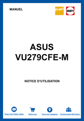 Asus VU279CFE Série Guide De L'utilisateur