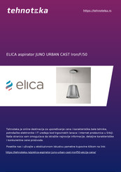 Elica SHINING CAST IRON/F/50 Prescriptions De Montage Et Mode D'emploi