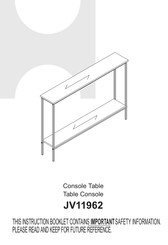 Costway JV11962 Instructions De Montage