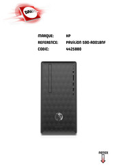 HP PAVILION 590-A0018NF Manuel De L'utilisateur