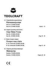 TOOLCRAFT TO-9632052 Mode D'emploi