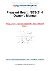 Pleasant Hearth SES-21-1 Mode D'emploi