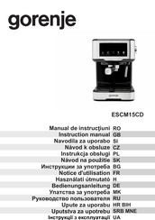 Gorenje ESCM15CD Notice D'utilisation