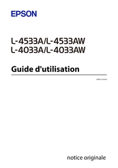 Epson L-4533A Guide D'utilisation