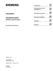 Siemens SINUMERIK 828D Mode D'emploi