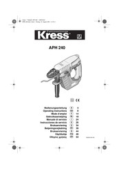 KRESS APH 240 Mode D'emploi