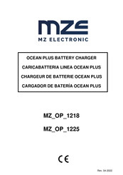 MZ electronic OCEAN PLUS MZ OP 1225 Manuel D'utilisation