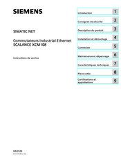 Siemens 6GK5108- 2RS00-2AC2 Instructions De Service