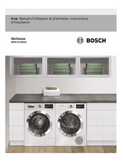 Bosch WPA12100UC Manuel D'utilisation Et D'entretien, Instructions D'installation