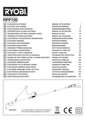 Ryobi RPP720 Manuel D'utilisation