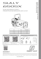 Robert Juliat Sully 654SX Notice De Demarrage Rapide