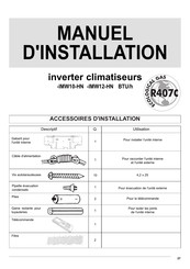 MTS IMW12-HN Manuel D'installation