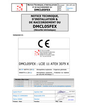 FARE DMCL05FEX Notice Technique D'installation