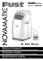 FUST Novamatic CL 900 Mono Mode D'emploi