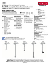 Delta Commercial TECK 81T271 Mode D'emploi