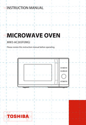 Toshiba MW3-AC26SFI Manuel D'instructions