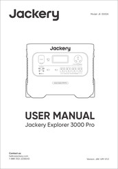 Jackery Explorer 3000 Pro Manuel De L'utilisateur