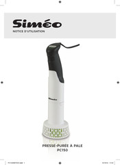 Simeo PC150 Notice D'utilisation