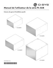 Q-SYS PL-SUB Serie Manuel De L'utilisateur