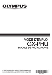 Olympus GX-PHU Mode D'emploi