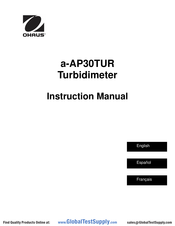 OHAUS a-AP30TUR Serie Manuel D'instructions