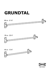 IKEA GRUNDTAL Série Mode D'emploi