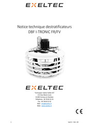 exeltec DBF I-TRONIC FR Notice Technique