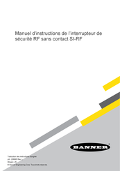 Banner SI-RF-A2 Manuel D'instructions