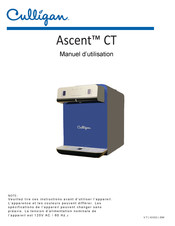 Culligan Ascent CT Manuel D'utilisation