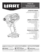 Hart HPID26 20V Manuel D'utilisation