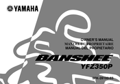 Yamaha BANSHEE YFZ350P Manuel Du Propriétaire