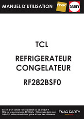 TCL RF282BSF0 Mode D'emploi