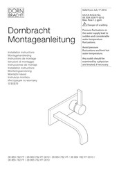 Dornbracht 863 782-FF Instructions De Montage