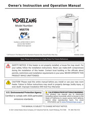 VOGELZANG VG5770 Instructions Du Propriétaire