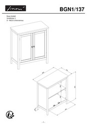 finori BGN1/137 Instructions De Montage