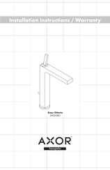 Hansgrohe AXOR Citterio 390201 Série Instructions D'installation