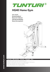 Tunturi HG40 Home Gym Manuel De L'utilisateur