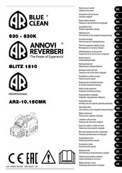 Annovi Reverberi BLUE CLEAN AR2-10.15CMK Traduction Des Instructions Originales