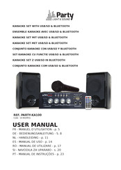 Party Light & Sound PARTY-KA100 Manuel D'utilisation