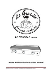 Le Griddle GF-105 Notice D'utilisation