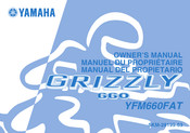 Yamaha GRIZZLY 660 2004 Manuel Du Propriétaire